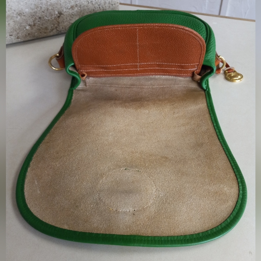 Dooney & Bourke Vintage, 1992, AWL Western Saddle Bag, Medium Size - Picture 9 of 14